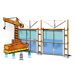 Construction Site Night PNG 05242024
