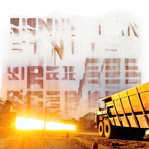 Construction Site Sunrise PNG 05242024
