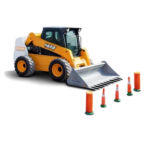 Construction Skid Steer Machine PNG 06292024