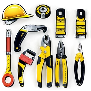 Construction Tools Background Png Bis PNG image