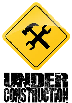 Construction Tools Sign Graphic PNG image