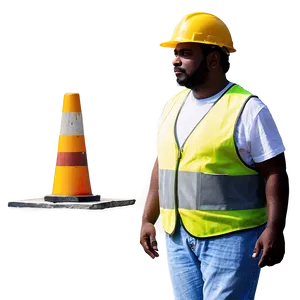 Construction Worker Silhouette PNG 1