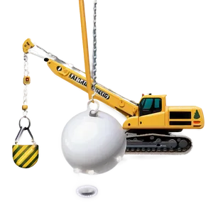 Construction Wrecking Ball Graphic Png Osf80 PNG image