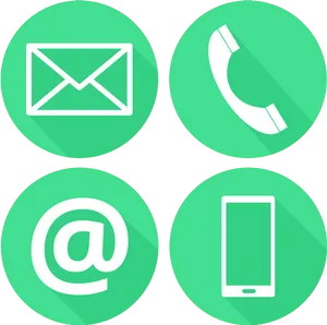 Contact Options Icons PNG