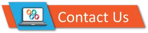 Contact Us Button Website Graphic PNG image