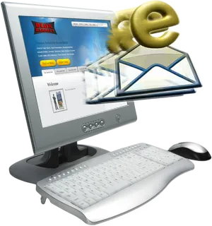 Contact Us Email Concept PNG
