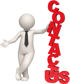 Contact Us3 D Figure