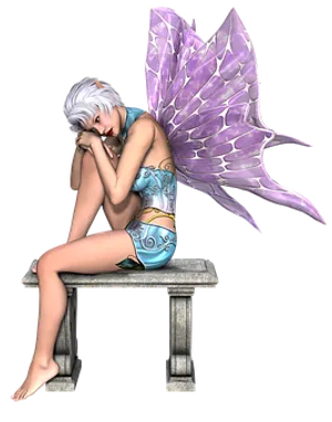 Contemplative Fairyon Bench