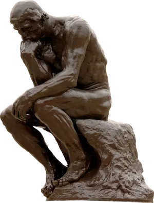 Contemplative Figure Sculpture
