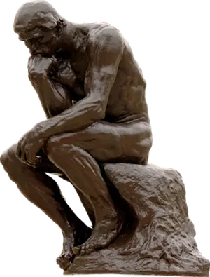 Contemplative_ Figure_ Sculpture