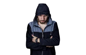 Contemplative Manin Hoodie