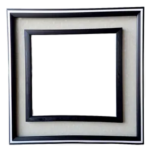 Contemporary Black Frame Png Mmh66 PNG image