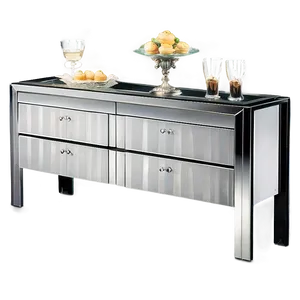 Contemporary Buffet Table PNG 05042024