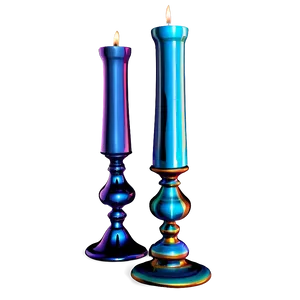 Contemporary Candlestick Style PNG Vul PNG