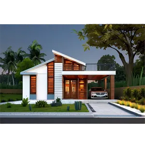 Contemporary Cottage Design PNG 06202024