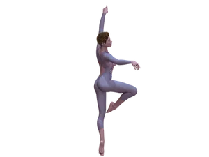 Contemporary Dancer Pose