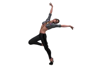 Contemporary Dancer Pose PNG image