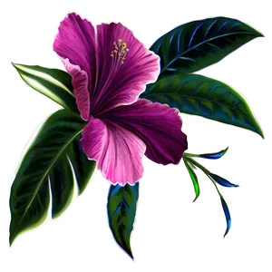Contemporary Flower Print PNG 06262024 PNG