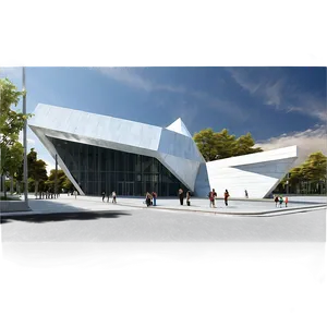 Contemporary Museum Building Png Uql65 PNG image