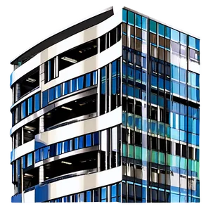 Contemporary Office Building PNG 05242024