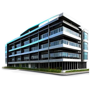 Contemporary Office Building PNG 79