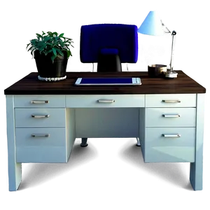 Contemporary Office Table PNG Ssy79