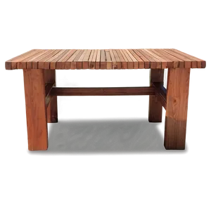 Contemporary Outdoor Table PNG 37