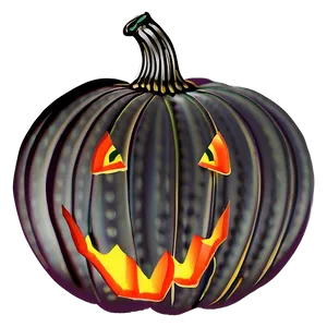 Contemporary Pumpkin Outline PNG Nmu67