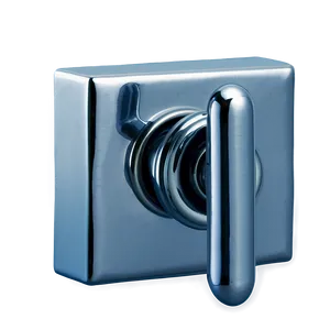 Contemporary Square Doorknob Png 36 PNG image