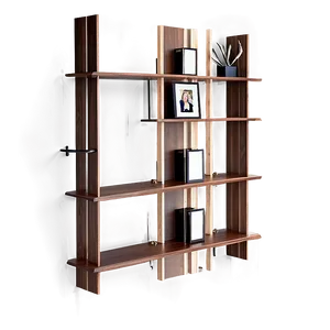 Contemporary Wood Shelf Schemes PNG Ipx