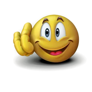 Content Smile Emoji PNG Wui
