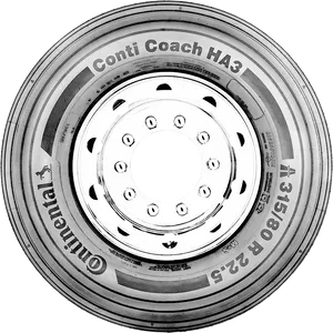 Continental Coach Bus Tire PNG