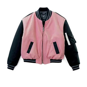 Contrast Sleeve Bomber PNG Vre25 PNG
