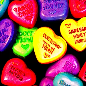 Conversation Candy Hearts Png Req41 PNG image