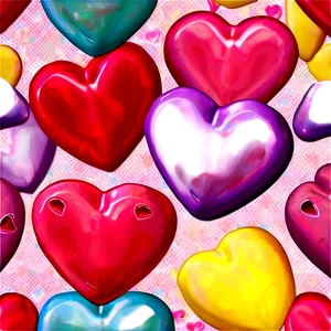 Conversation Hearts Background PNG Sew35 PNG