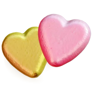 Conversation Hearts D PNG image