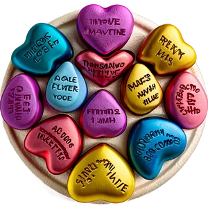 Conversation Hearts Mix PNG 82