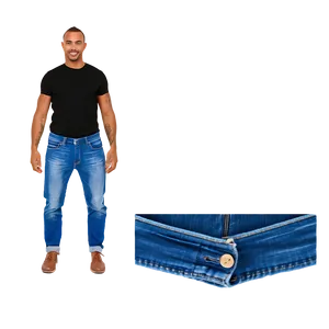 Convertible Blue Jeans PNG 06112024