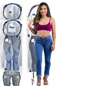 Convertible Blue Jeans PNG 26