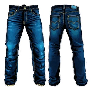 Convertible Blue Jeans PNG 88