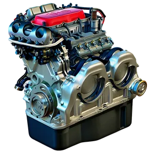 Convertible Car Engine Assembly PNG Ydg