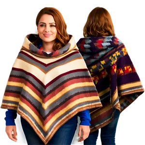 Convertible Poncho Design PNG Slh