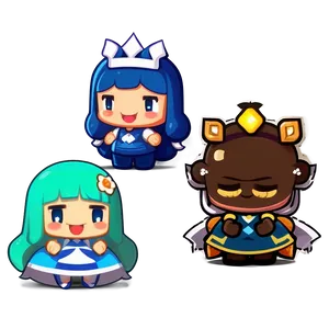 Cookie Run Kingdom Characters Scenes Png 06282024 PNG image