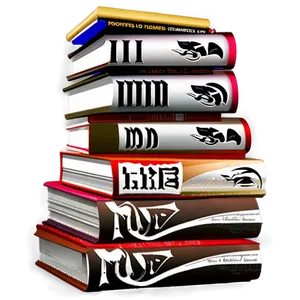 Cooking Books Stack PNG Frq84 PNG