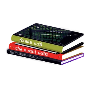 Cooking Books Stack PNG Rch PNG