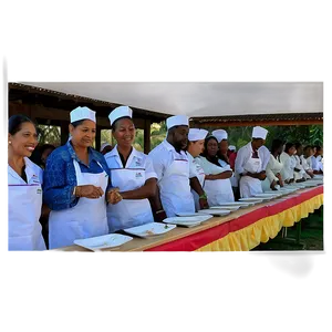 Cooking Demonstration Crowd PNG 06242024 PNG