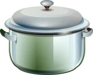 Cooking Pot Vector Illustration PNG image