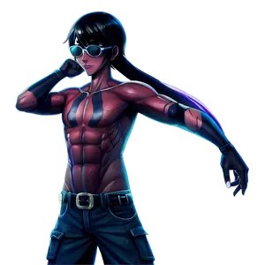 Cool Anime Character With Sunglasses Png Shb PNG image