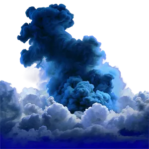 Cool Blue Smoke PNG Ftt
