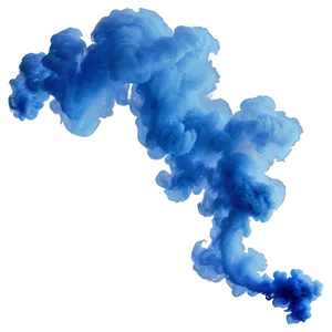 Cool Blue Smoke PNG Qar93